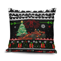 Monaco Christmas Pillow Cover with Race Car Christmas Tree and Snowflake Holiday - Wonder Print Shop