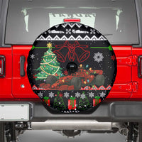 Monaco Christmas Spare Tire Cover with Race Car Christmas Tree and Snowflake Holiday - Wonder Print Shop