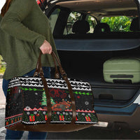 Monaco Christmas Travel Bag with Race Car Christmas Tree and Snowflake Holiday - Wonder Print Shop