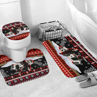 Monaco Christmas Bathroom Set with Santa Claus Sports Car Snowflakes and Luxury Holiday - Wonder Print Shop