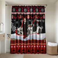 Monaco Christmas Bathroom Set with Santa Claus Sports Car Snowflakes and Luxury Holiday - Wonder Print Shop