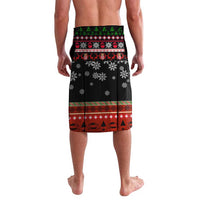 Monaco Christmas Lavalava with Santa Claus Sports Car Snowflakes and Luxury Holiday - Wonder Print Shop