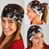 Monaco Christmas Neck Gaiter with Santa Claus Sports Car Snowflakes and Luxury Holiday - Wonder Print Shop