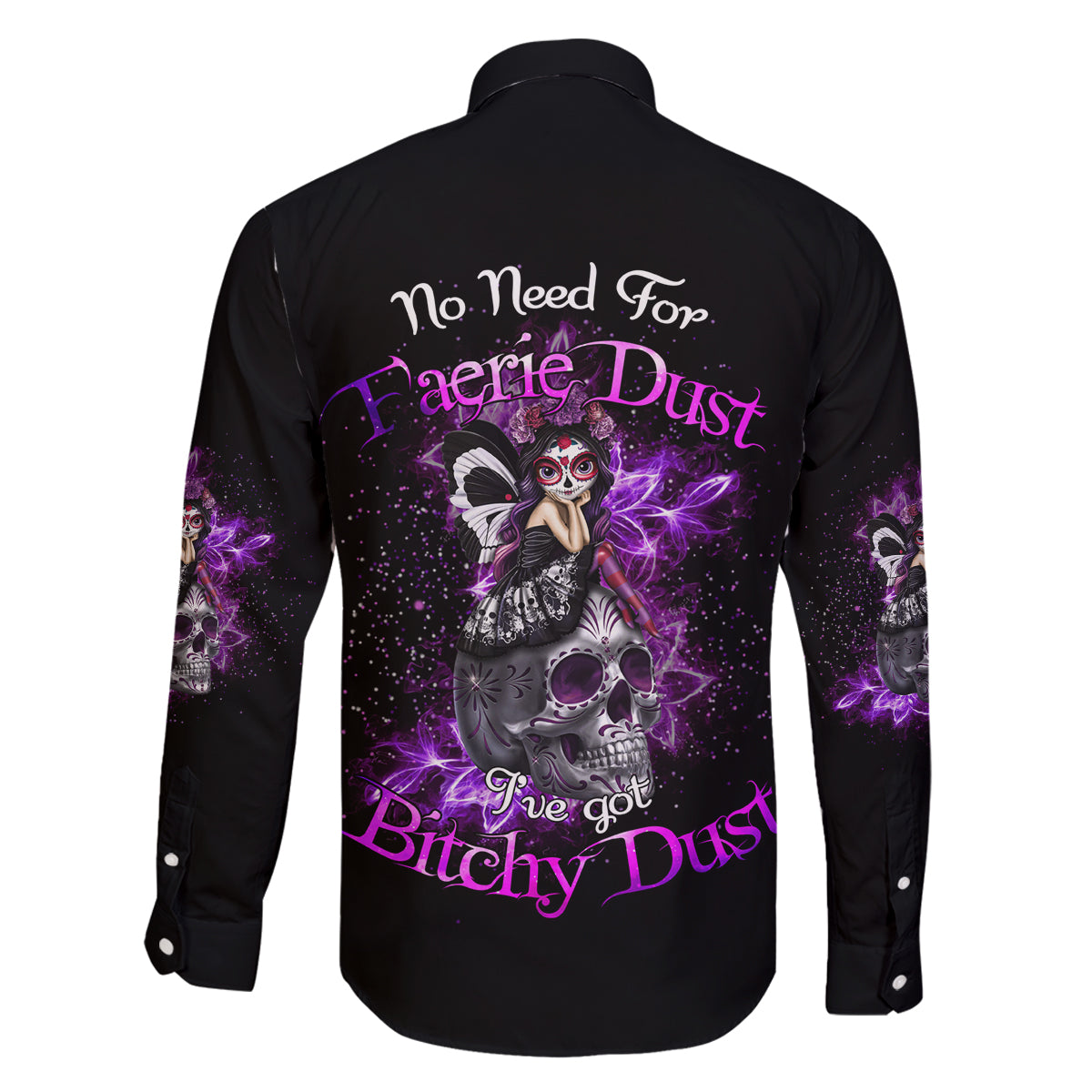 I've Got B Dust Family Matching Off Shoulder Long Sleeve Dress and Hawaiian Shirt - Wonder Print Shop