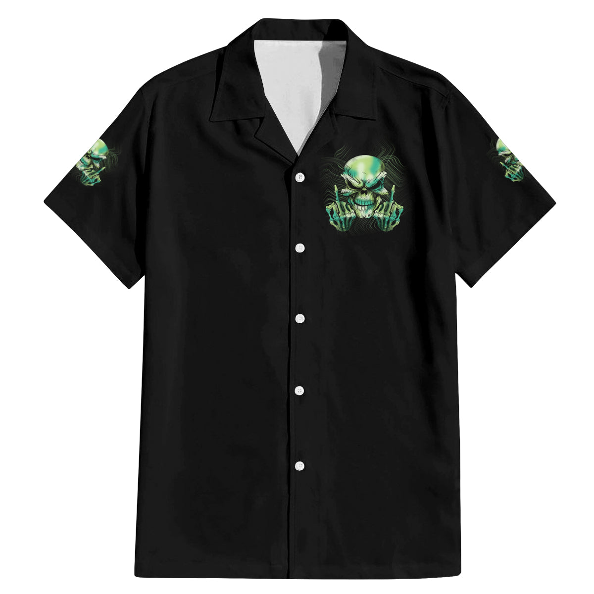 My Give A F Madly Skull Family Matching Mermaid Dress and Hawaiian Shirt - Wonder Print Shop