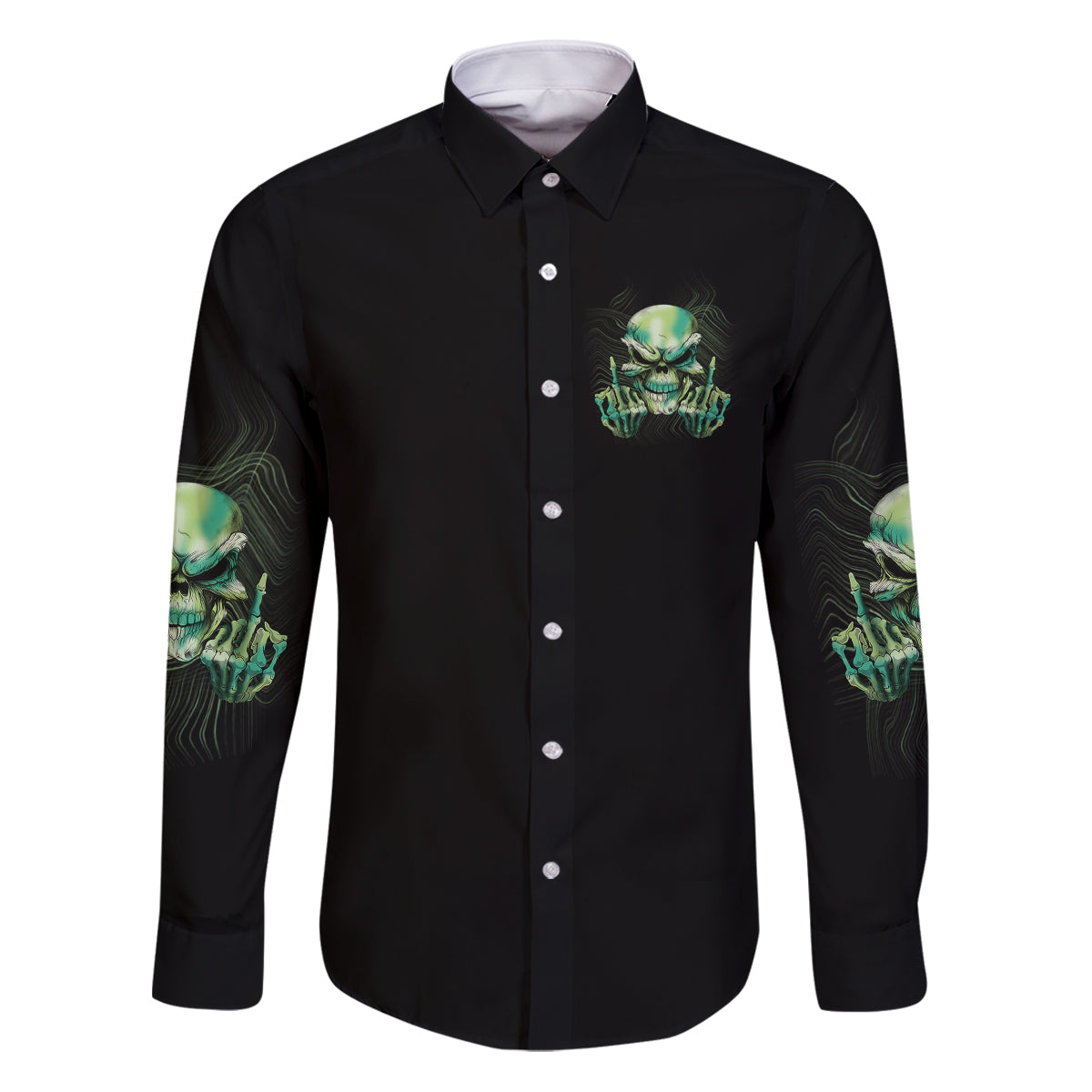 My Give A F Madly Skull Family Matching Puletasi Dress and Hawaiian Shirt - Wonder Print Shop