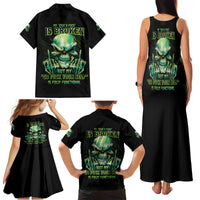 My Give A F Madly Skull Family Matching Tank Maxi Dress and Hawaiian Shirt - Wonder Print Shop