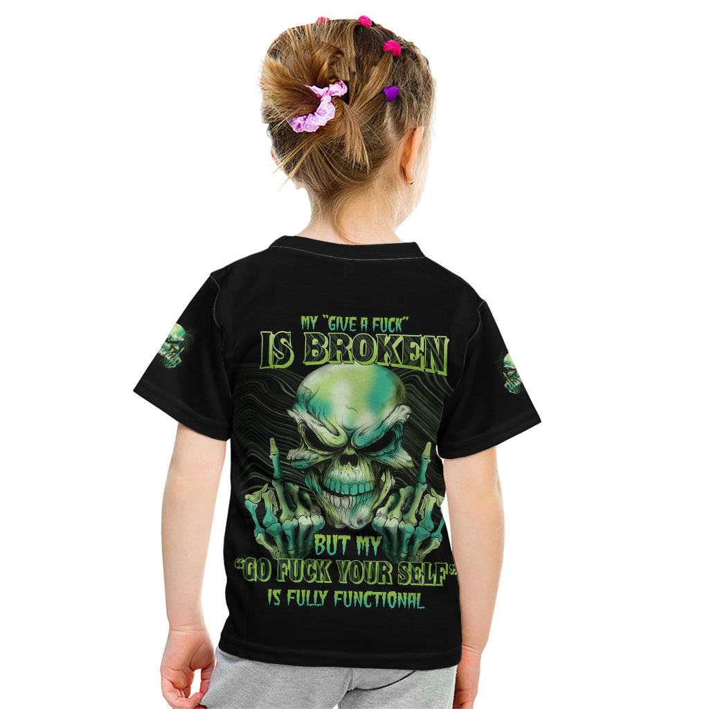 My Give A F Madly Skull Kid T Shirt - Wonder Print Shop