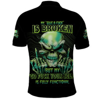 My Give A F Madly Skull Polo Shirt - Wonder Print Shop