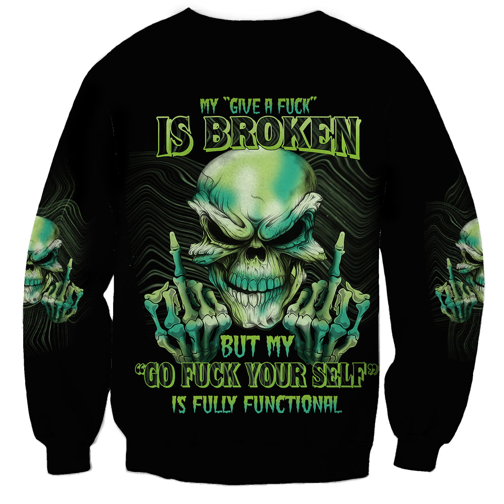 My Give A F Madly Skull Sweatshirt - Wonder Print Shop