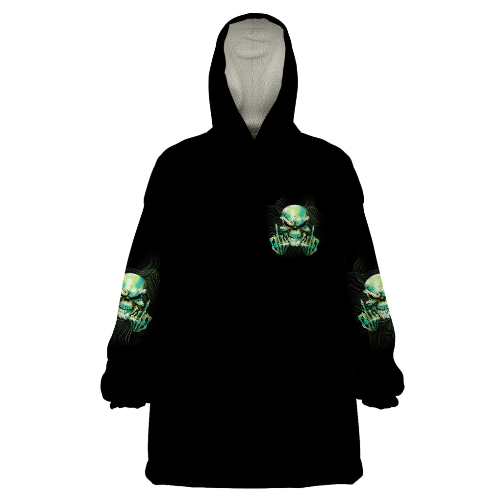 My Give A F Madly Skull Wearable Blanket Hoodie - Wonder Print Shop