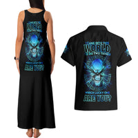 I Came Into This World Couples Matching Tank Maxi Dress and Hawaiian Shirt - Wonder Print Shop