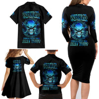 I Came Into This World Family Matching Long Sleeve Bodycon Dress and Hawaiian Shirt - Wonder Print Shop