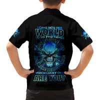 I Came Into This World Family Matching Puletasi Dress and Hawaiian Shirt - Wonder Print Shop