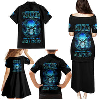 I Came Into This World Family Matching Puletasi Dress and Hawaiian Shirt - Wonder Print Shop