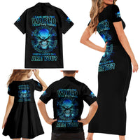 I Came Into This World Family Matching Short Sleeve Bodycon Dress and Hawaiian Shirt - Wonder Print Shop