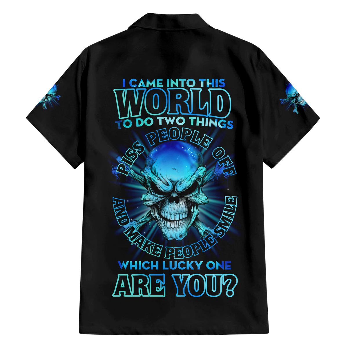 I Came Into This World Family Matching Short Sleeve Bodycon Dress and Hawaiian Shirt - Wonder Print Shop