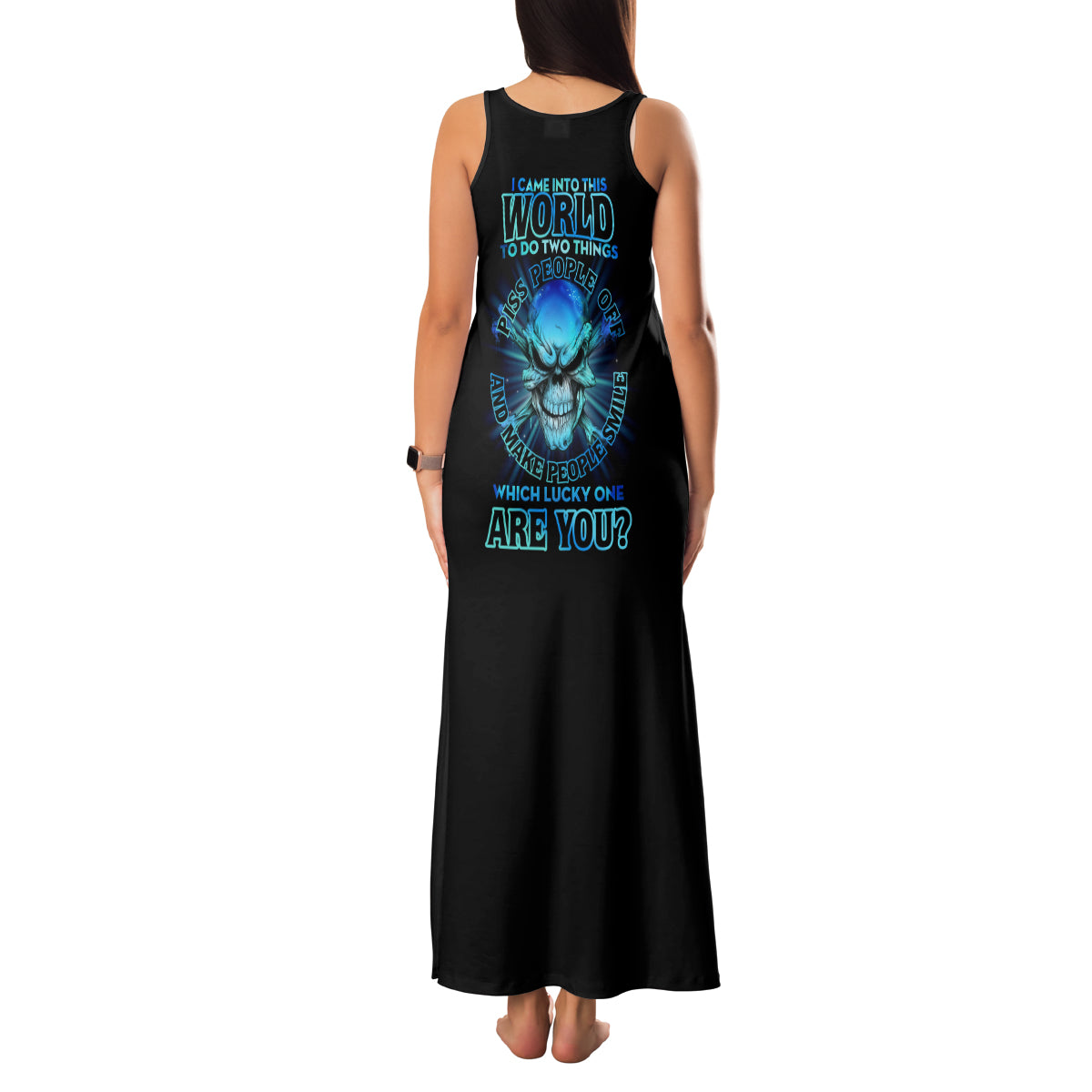 I Came Into This World Family Matching Tank Maxi Dress and Hawaiian Shirt - Wonder Print Shop