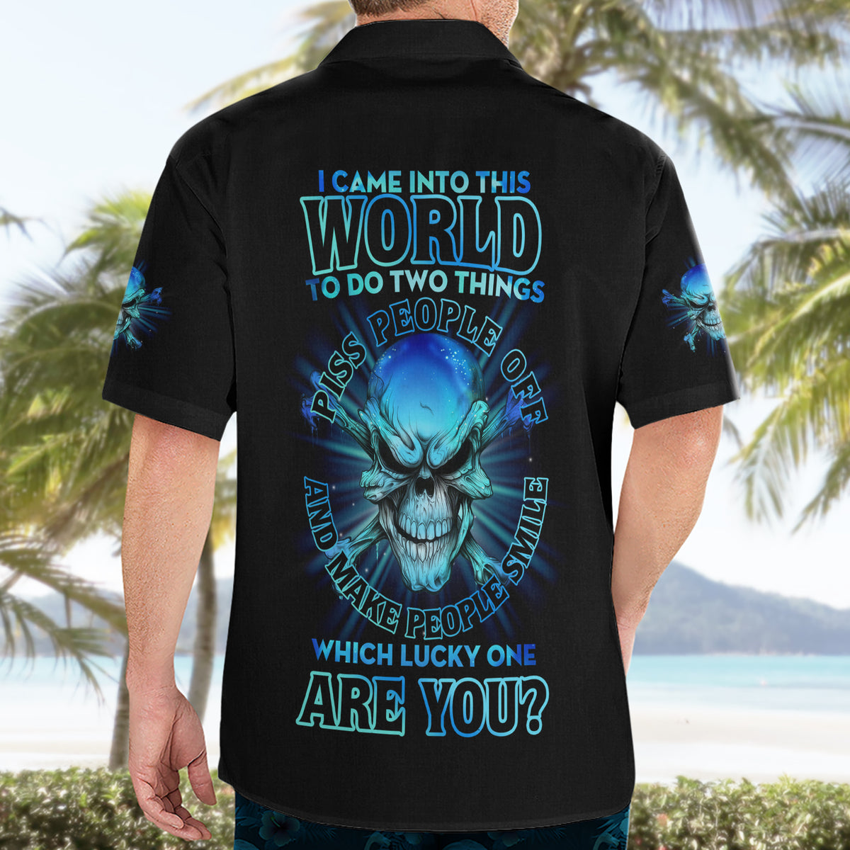 I Came Into This World Hawaiian Shirt - Wonder Print Shop