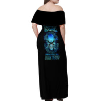 I Came Into This World Off Shoulder Maxi Dress - Wonder Print Shop