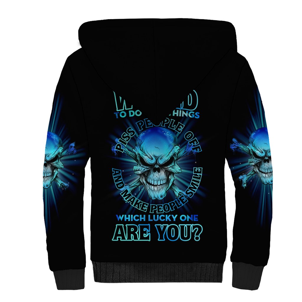I Came Into This World Sherpa Hoodie - Wonder Print Shop
