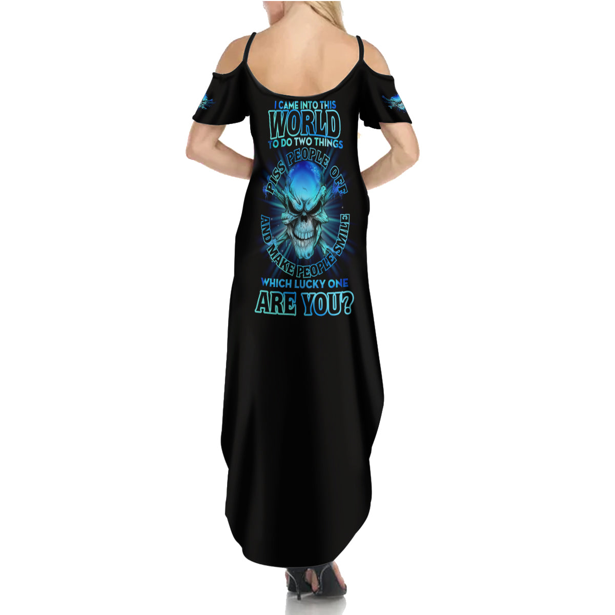 I Came Into This World Summer Maxi Dress - Wonder Print Shop