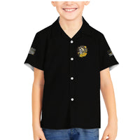 A Little Sunshine A Little Savage Skull Family Matching Mermaid Dress and Hawaiian Shirt - Wonder Print Shop