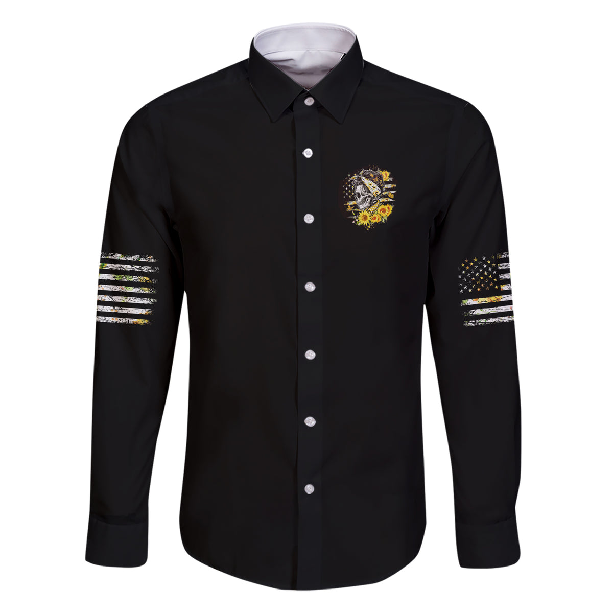 A Little Sunshine A Little Savage Skull Family Matching Short Sleeve Bodycon Dress and Hawaiian Shirt - Wonder Print Shop