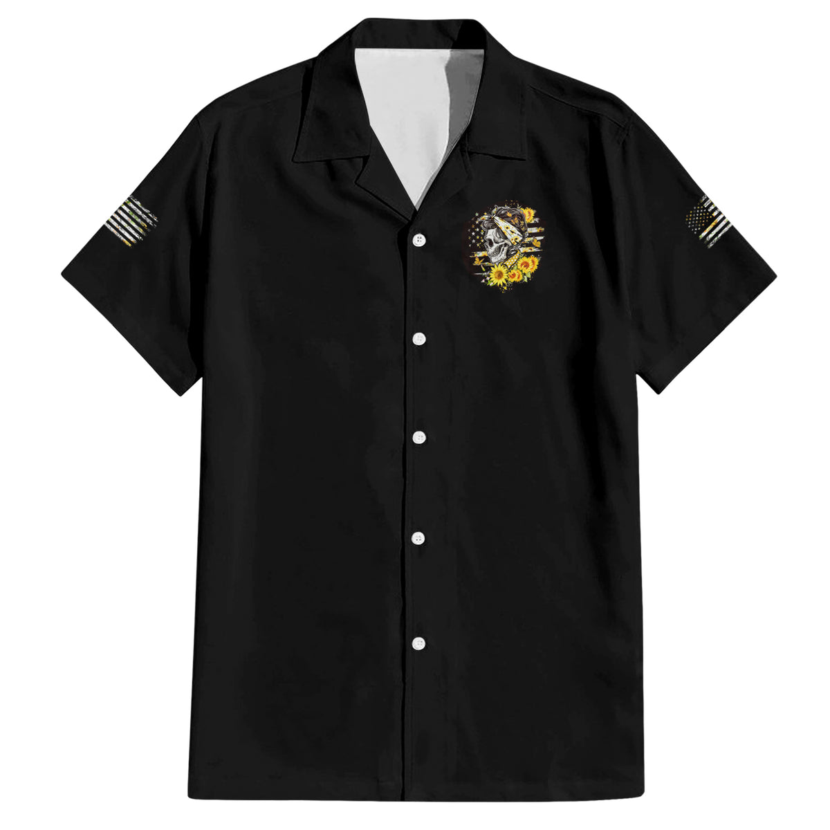 A Little Sunshine A Little Savage Skull Hawaiian Shirt - Wonder Print Shop