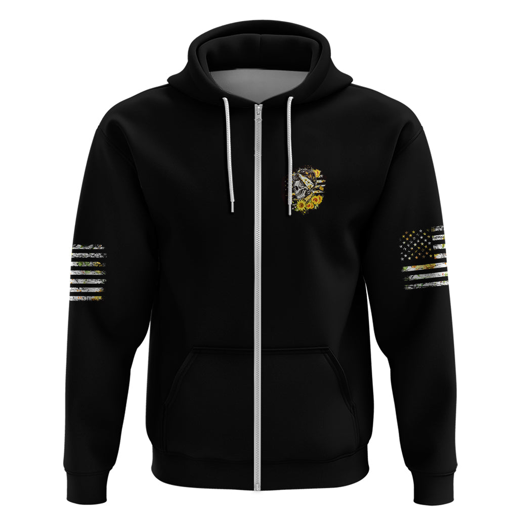 A Little Sunshine A Little Savage Skull Hoodie - Wonder Print Shop