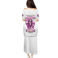 Always A Strong Women Skull Family Matching Puletasi Dress and Hawaiian Shirt - Wonder Print Shop