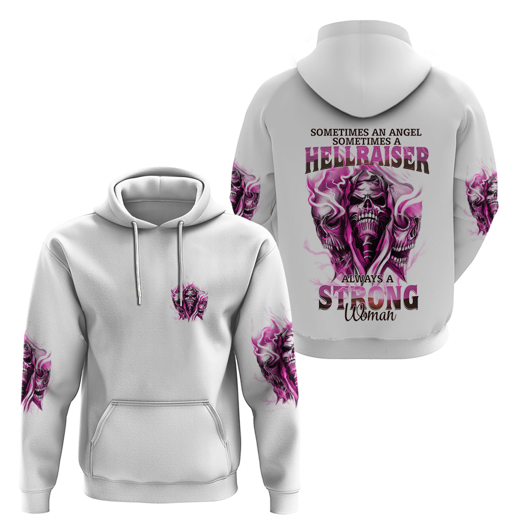 Always A Strong Women Skull Hoodie - Wonder Print Shop