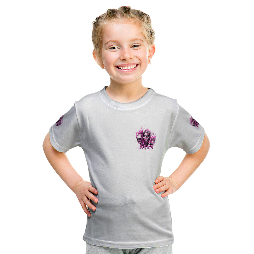 Always A Strong Women Skull Kid T Shirt - Wonder Print Shop