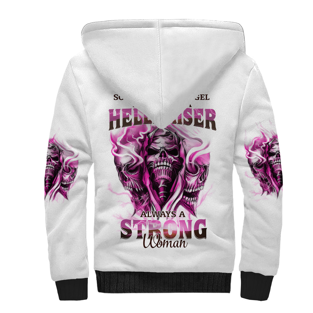 Always A Strong Women Skull Sherpa Hoodie - Wonder Print Shop