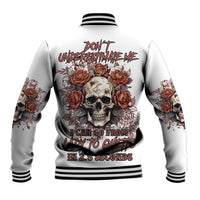 Don't Underestimate Me Baseball Jacket - Wonder Print Shop