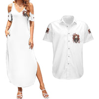 Don't Underestimate Me Couples Matching Summer Maxi Dress and Hawaiian Shirt - Wonder Print Shop