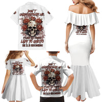 Don't Underestimate Me Family Matching Mermaid Dress and Hawaiian Shirt - Wonder Print Shop