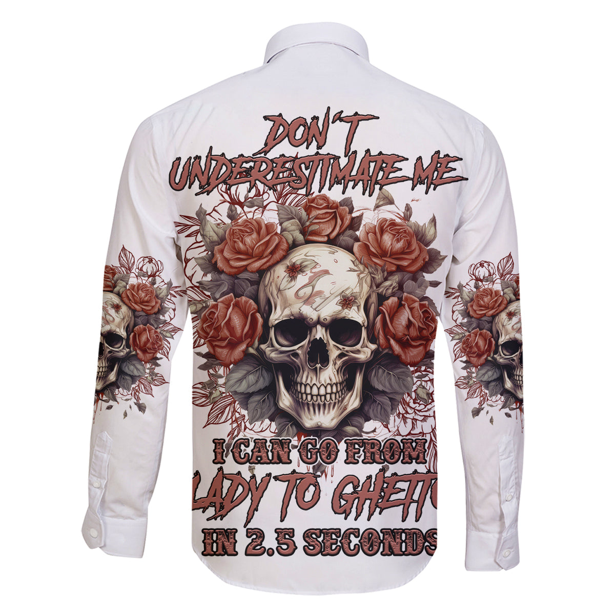 Don't Underestimate Me Family Matching Tank Maxi Dress and Hawaiian Shirt - Wonder Print Shop