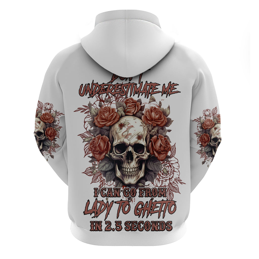 Don't Underestimate Me Hoodie - Wonder Print Shop