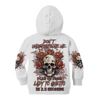Don't Underestimate Me Kid Hoodie - Wonder Print Shop