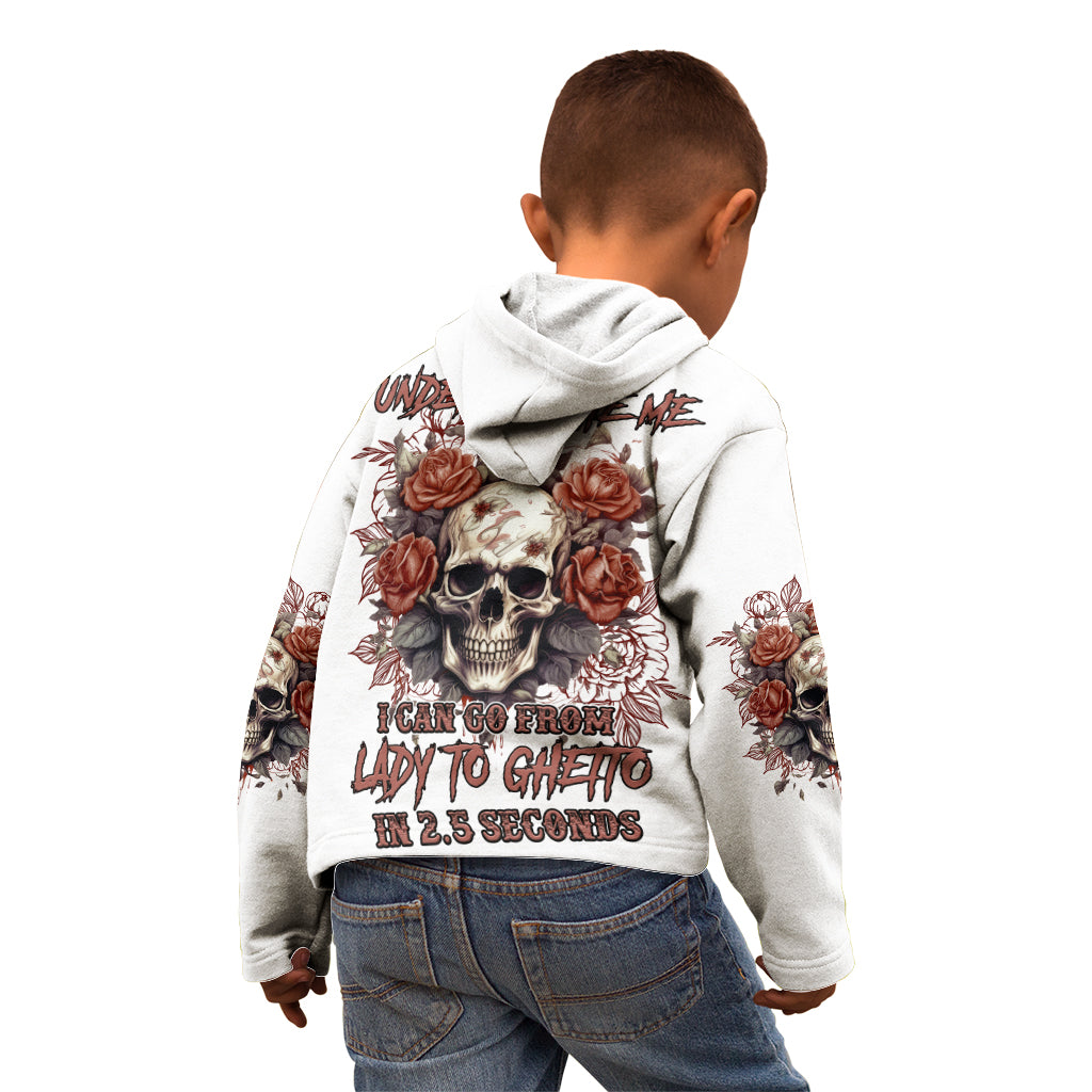 Don't Underestimate Me Kid Hoodie - Wonder Print Shop