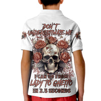Don't Underestimate Me Kid Polo Shirt - Wonder Print Shop