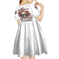 Don't Underestimate Me Kid Short Sleeve Dress - Wonder Print Shop