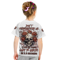 Don't Underestimate Me Kid T Shirt - Wonder Print Shop