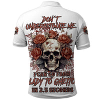 Don't Underestimate Me Polo Shirt - Wonder Print Shop