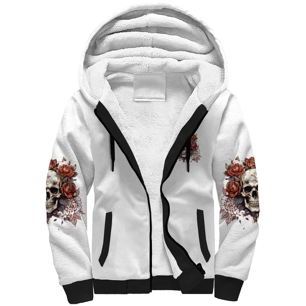 Don't Underestimate Me Sherpa Hoodie - Wonder Print Shop
