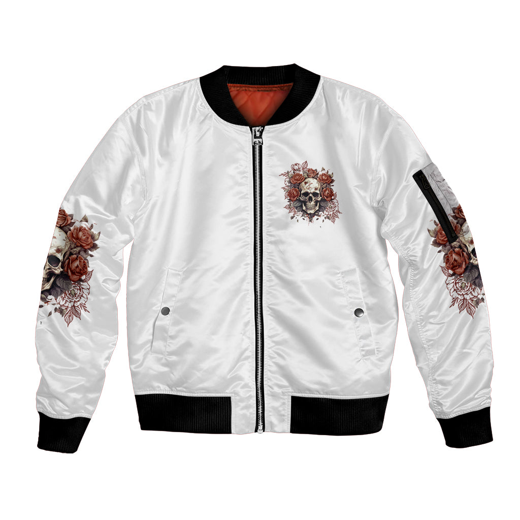 Don't Underestimate Me Sleeve Zip Bomber Jacket - Wonder Print Shop