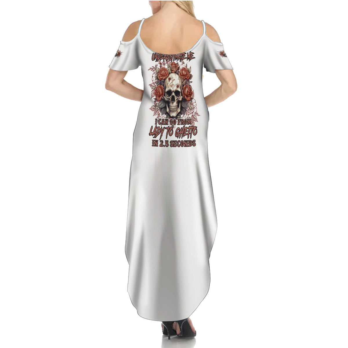 Don't Underestimate Me Summer Maxi Dress - Wonder Print Shop