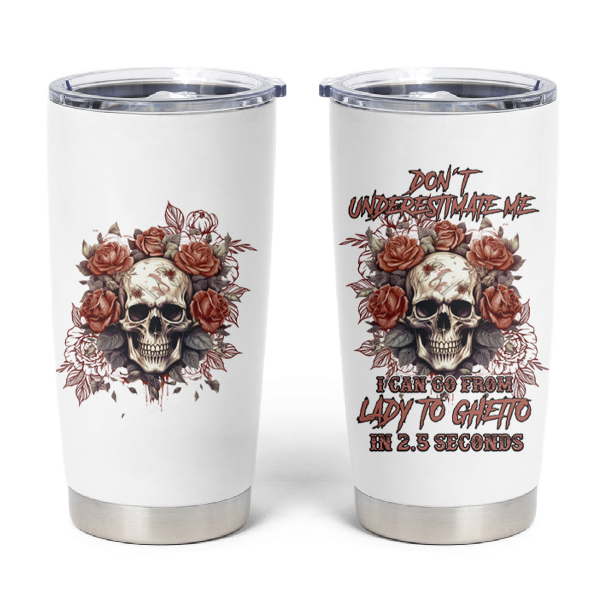 Don't Underestimate Me Tumbler Cup - Wonder Print Shop