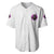Walk Away Fire Eyes Skull Baseball Jersey - Wonder Print Shop